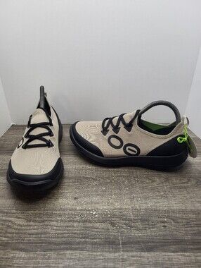 Oofos Oomg Sport LS Low Nomad Men's Size 8 Tan Black New